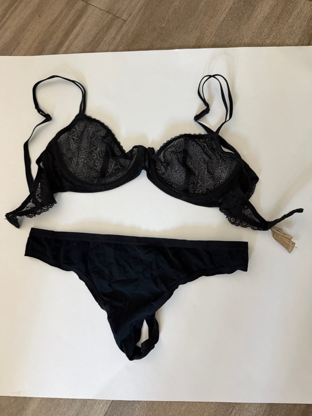 Kimchi Blue Black Lace Bra Size 34C